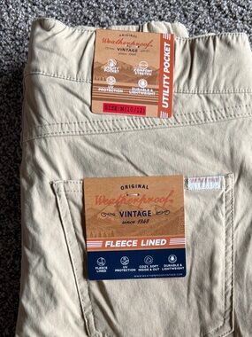 Weatherproof Fleece-Lined Tan Utility Pants
Youth size M 10/12